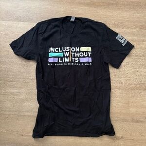 Best Buddies T-Shirt Short Sleeves - Unisex Adult Medium Black